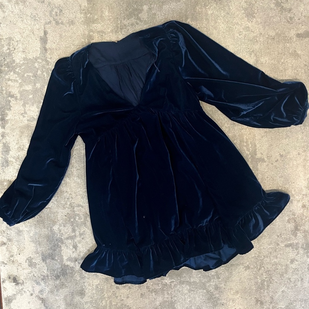 Free People Estella Velvet Mini Dress